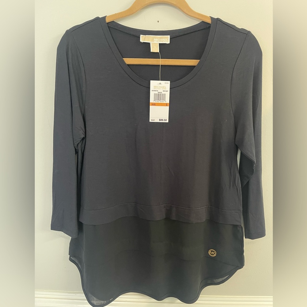 Michael Kors Navy Top